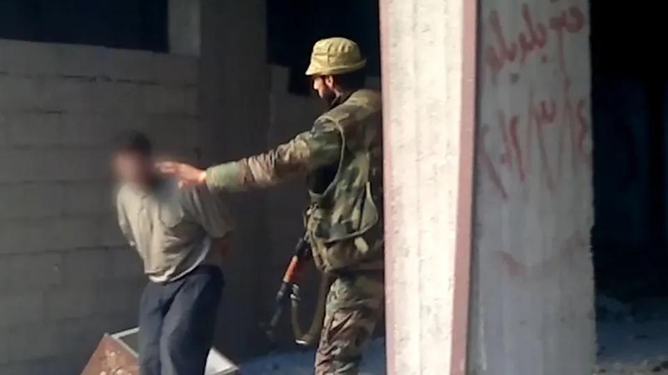 The massacre took place just a few miles from Syrian regime leader Bashar Assad’s seat of power. (Screengrab)