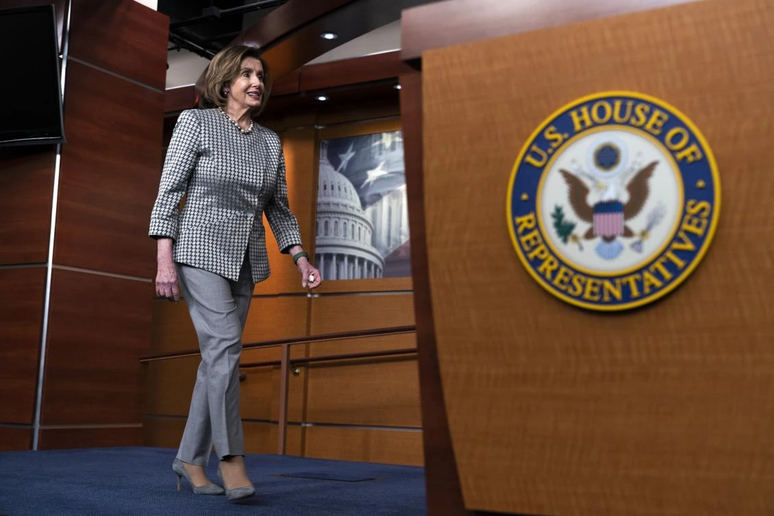 US Speaker of the House of Representatives Nancy Pelosi is the highest-ranking American leader to visit Ukraine since the start of the war. (AP)
