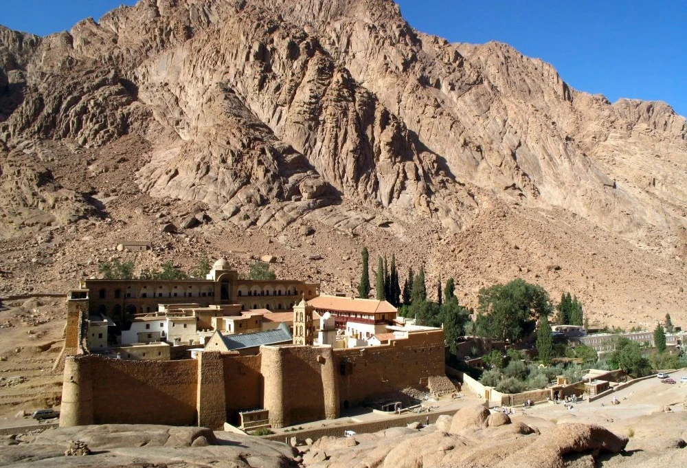 Saint Catherine's Monastery on the Sinai Peninsula in Egypt. (Wikimedia Commons)