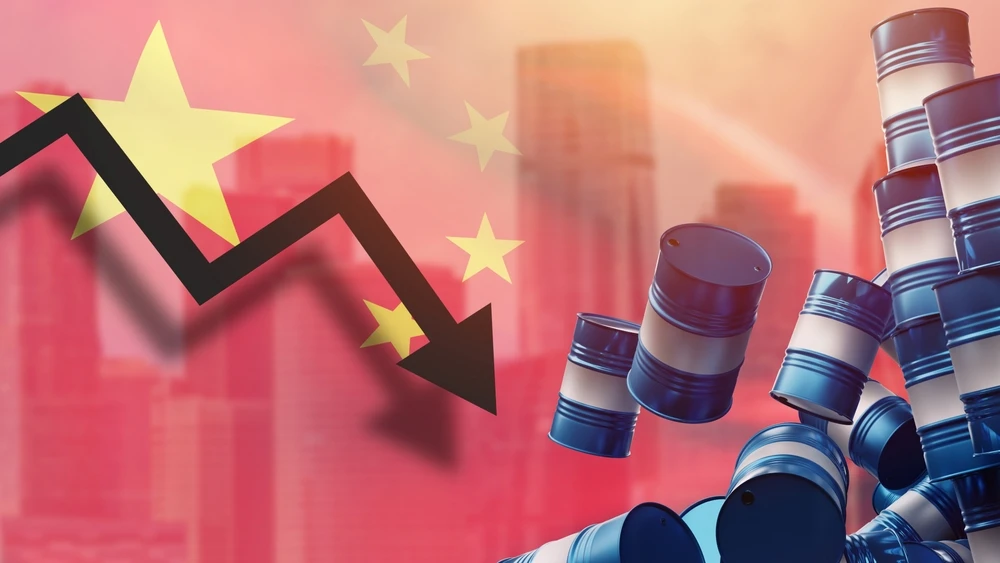 Brent crude futures were down $3.73, or 3.4 percent, to $103.41 a barrel at 1403 GMT (Shutterstock)