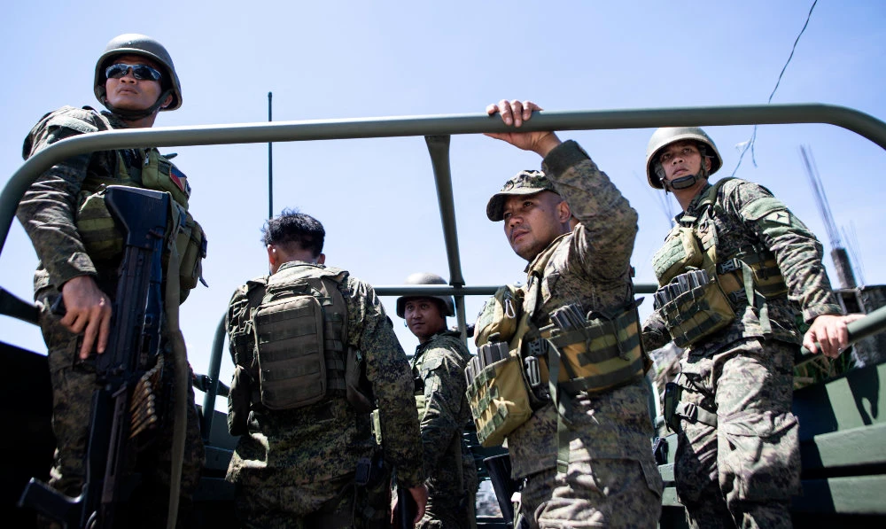Philippine security forces are on constant alert against terror threats. (File/AFP)