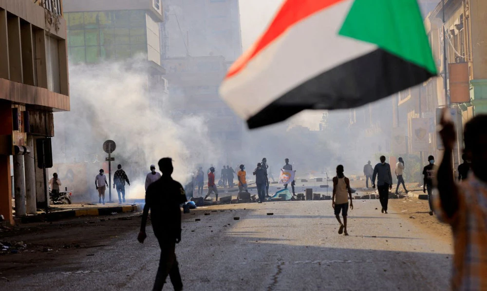 Armored vehicle kills protester at anti-coup demo, say medics