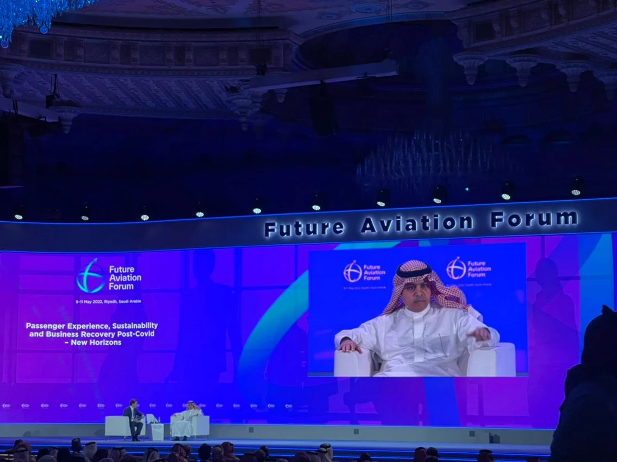 GACA President Abdulaziz bin Abdullah Al-Duailej at the FAF 2022.