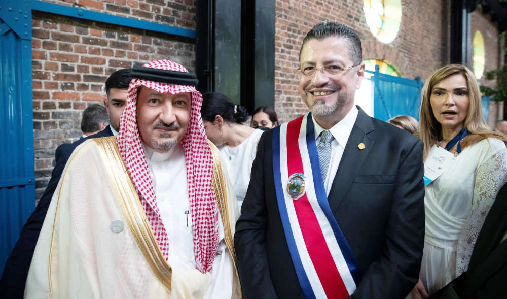 Saudi minister attends presidential inauguration of Rodrigo Chaves in Costa Rica. (Supplied)