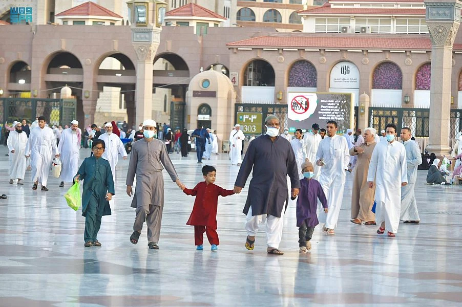 More than 1.5 million people have arrived in Madinah since the beginning of this year’s Umrah season. (AN Photo)