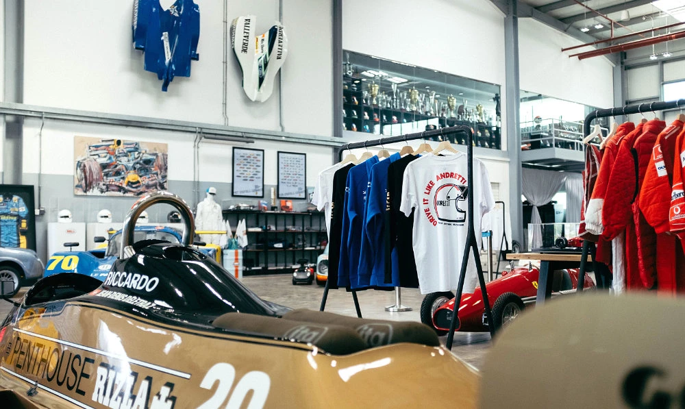 The concept store in Dubai Autodrome resembles a museum, the interiors of which have been designed to give everyone an immersive experience.