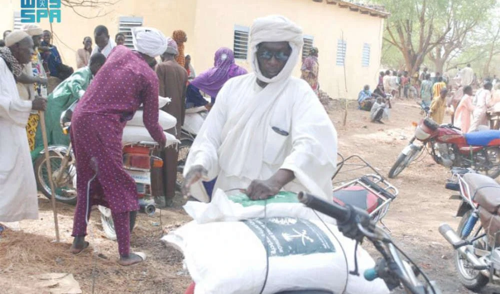 700 food baskets in distributed in Chad capital. (SPA)