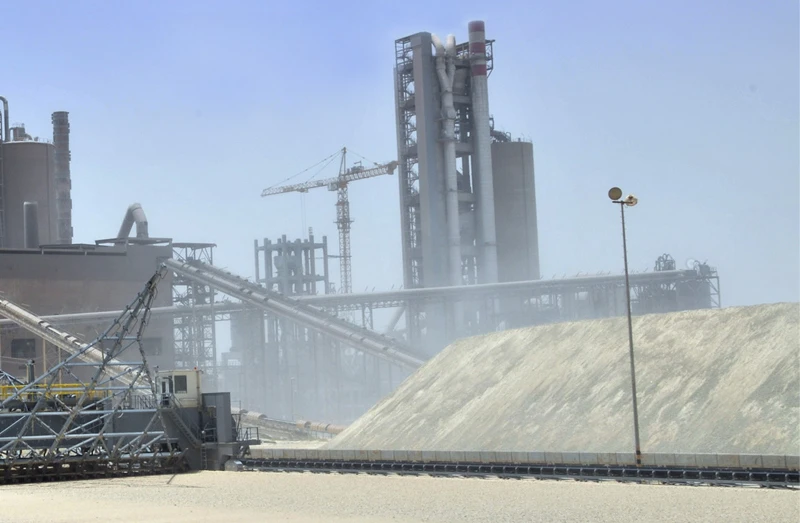 The cement maker’s first-quarter net profit dropped from SR60 million ($16 million) to SR29 million. (Supplied)