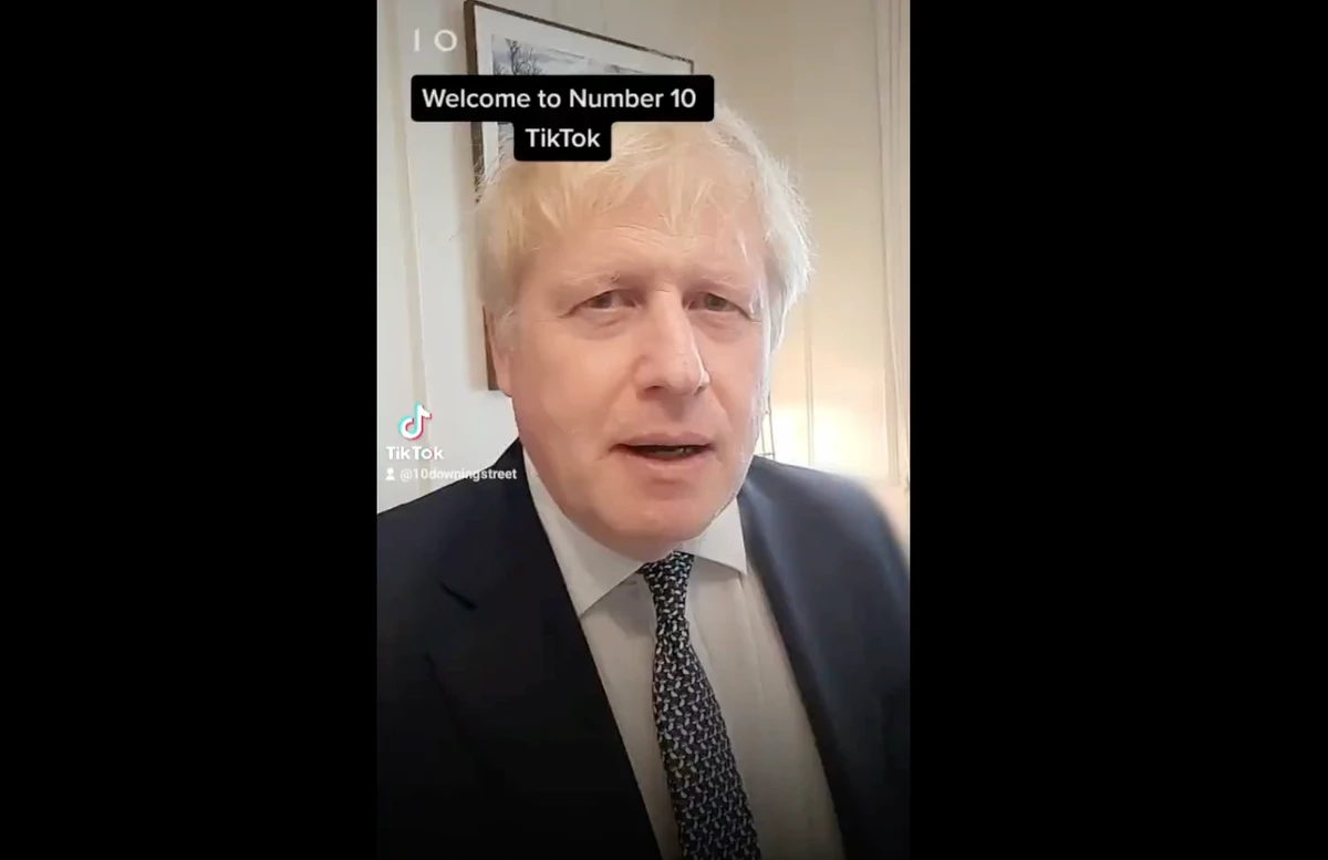 British Prime Minister Boris Johnson was ridiculed online after announcing he had joined social media platform TikTok.