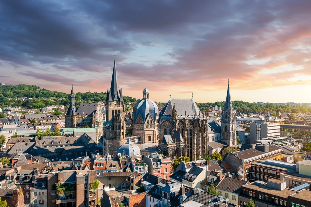 Germany’s city of Aachen where police have arrested an Iraqi-born man and are investigating a possible extremist motive after 5 passengers received knife wounds on a train on Friday. (Shutterstock)