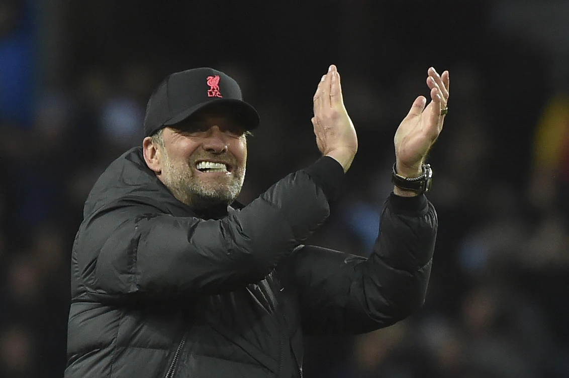 Liverpool’s manager Jurgen Klopp. (AP)