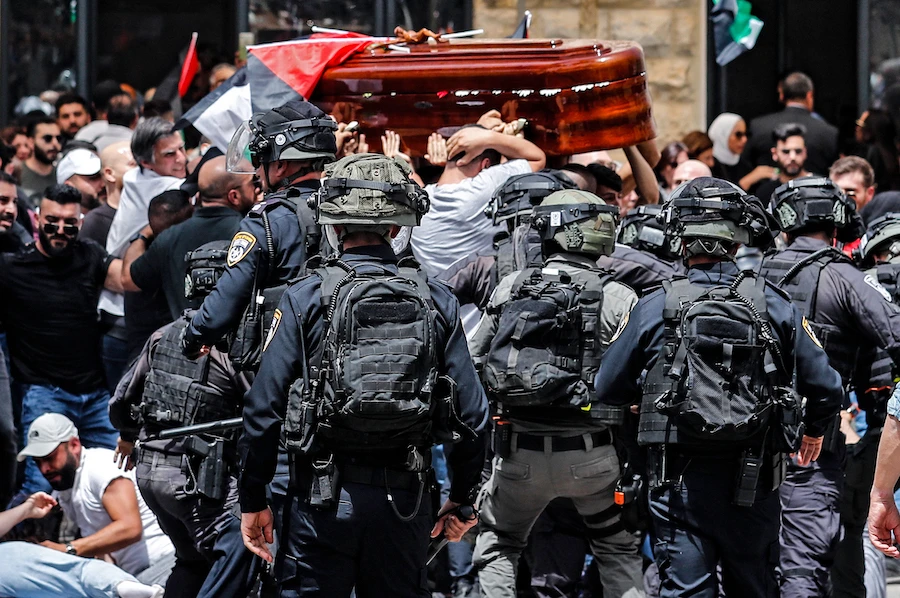 Palestine-Israel: NYT, BBC and AFP slammed for ‘shamelessly’ inaccurate framing of journalist Abu Akleh funeral clashes
