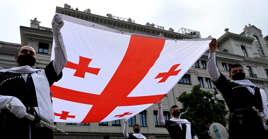 Georgia’s prominent TV personalities and managers have long accused the ruling Georgian Dream party’s government of using the judiciary to stifle independent voices. (AFP)
