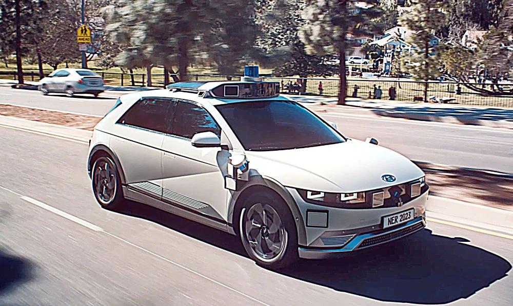 The all-electric Ioniq 5-based robotaxi, which was first unveiled at 2021 IAA Mobility, is an SAE Level 4 autonomous vehicle that can safely operate without a driver.
