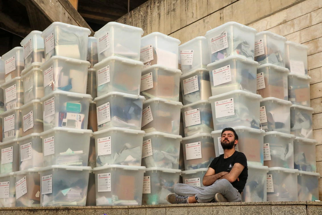 Lebanon’s largest parliamentary bloc, led by the powerful pro-Iranian Hezbollah armed movement, appeared to have suffered a setback against the opposition and independents, initial results show. (Reuters)