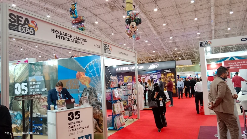 Saudi entertainment, amusement, light & sound expo unveils cutting edge products in entertainment sector. (AN Photo/Rashid Hassan)