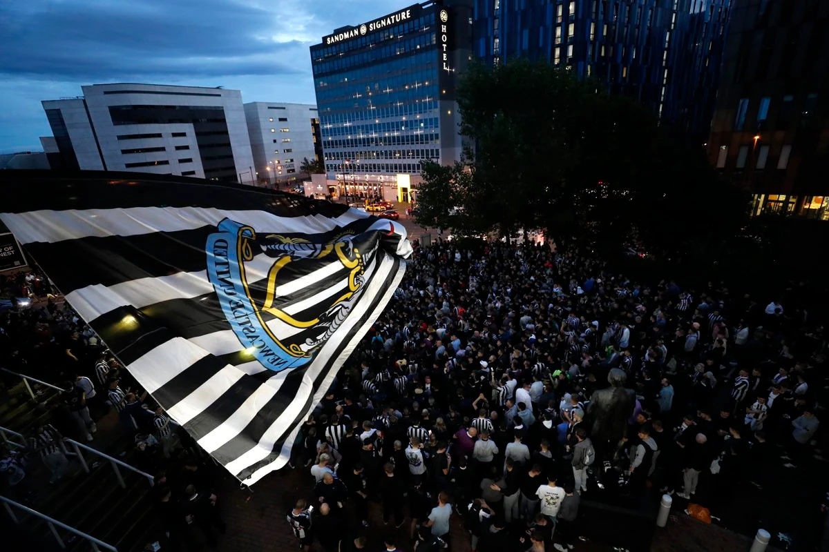 Newcastle United Takeover - St James' Park, Newcastle, Britain - October 7, 2021. (Reuters)