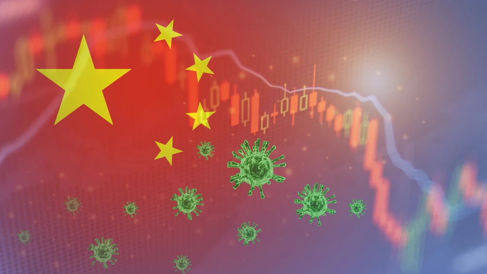 China’s economy is hindered by COVID-19 restrictions across several sectors. (Shutterstock)