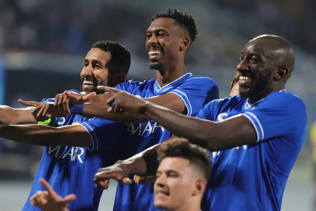 There was no doubt that Al-Hilal’s big names are feeling the effects of a long season and multiple competitions, but they have no rest before the huge title decider on Monday against Al-Ittihad. (File/AFP)