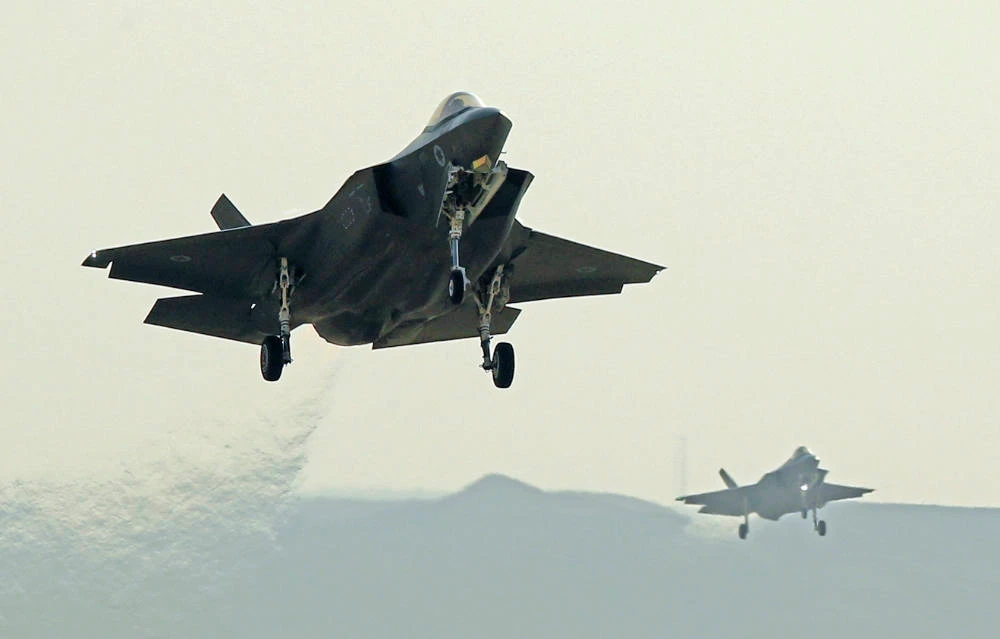 Israeli F35 I fighter jets take part in the "Blue Flag" multinational air defence exercise at the Ovda air force base, north of the Israeli city of Eilat. (AFP file photo)