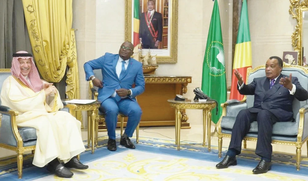 Saudi delegation meets Congolese president in Brazzaville