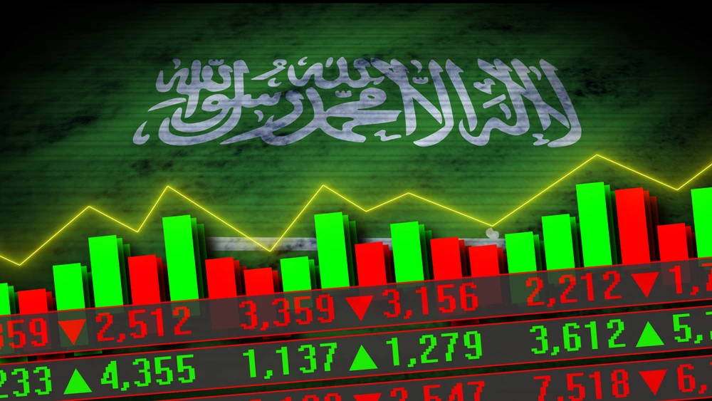 The main index TASI shed 2.24 percent to 12,427 points, while the parallel Nomu market was down 1.4 percent to 22,508 points. (Shutterstock)