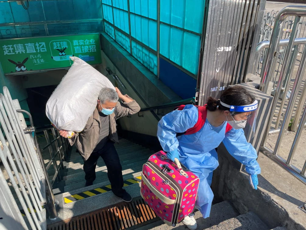 Four of the city’s 20 subway lines restarted Sunday along with some road transport, and those who take public transport will have to show a negative COVID-19 test within 48 hours of their journey. (Reuters)