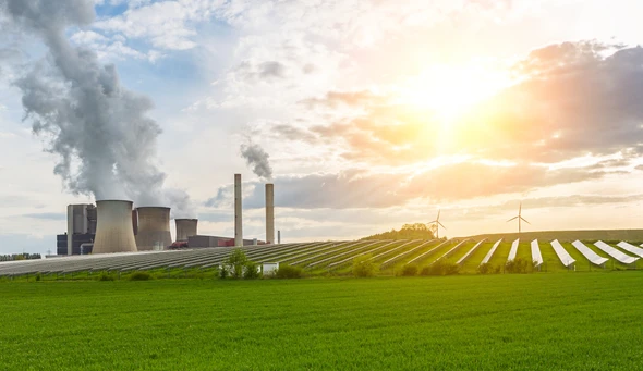 Nuclear electric power generation firms are either delaying or terminating work on nuclear power plants. (Shutterstock)