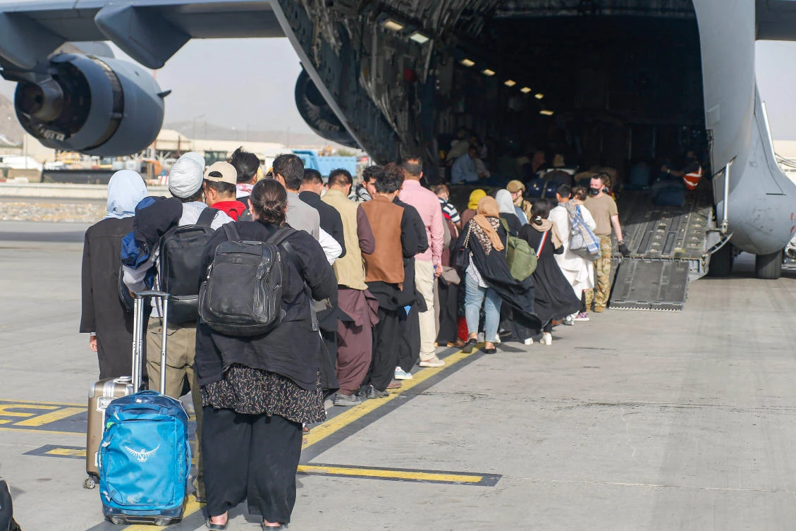 The committee criticized the Foreign Office for the “total absence” of a plan for evacuating Afghans. (File/Reuters)