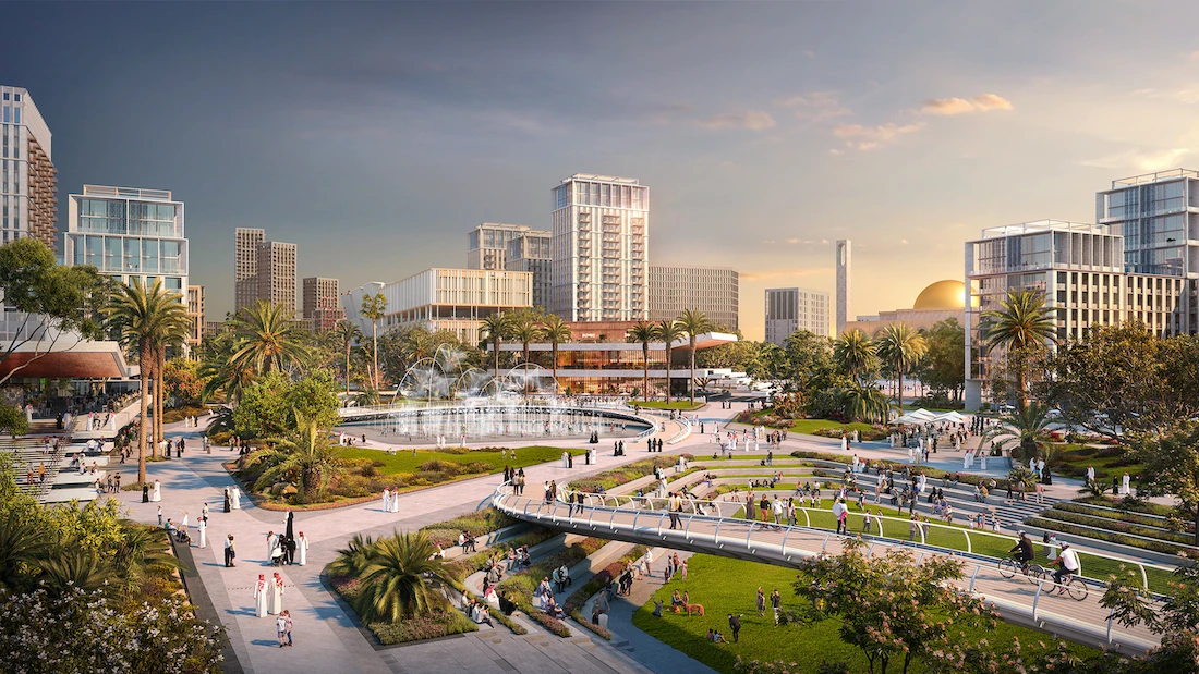 The Al-Arous community will extend over approximately 4 million square meters, and includes more than 18,000 different residential units. (Supplied)