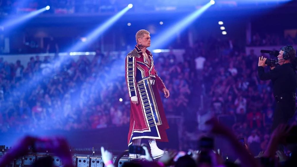 Cody Rhodes is aiming for a spot at Clash at the Castle on Sept. 3 in Cardiff. (WWE)