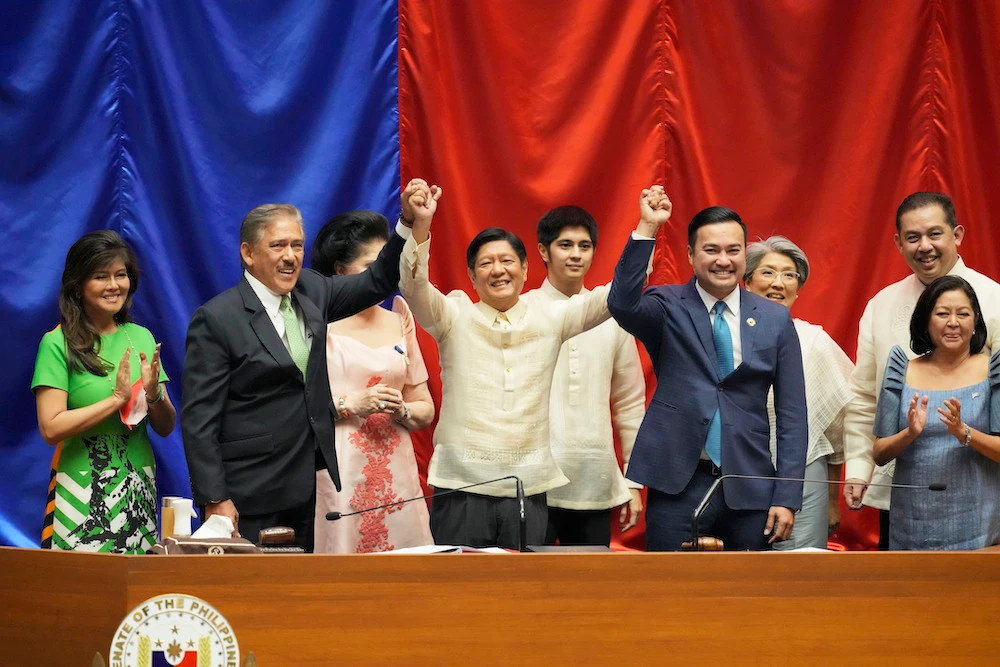 Philippine Congress proclaims Ferdinand Marcos winner of presidential election