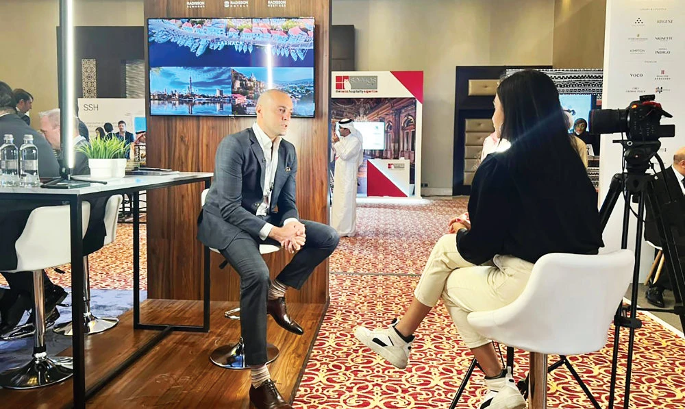 Elie Milky, the company’s vice president of business development in the Middle East, Pakistan, Cyprus and Greece, said Radisson Collection is their premium brand. (AN photo)