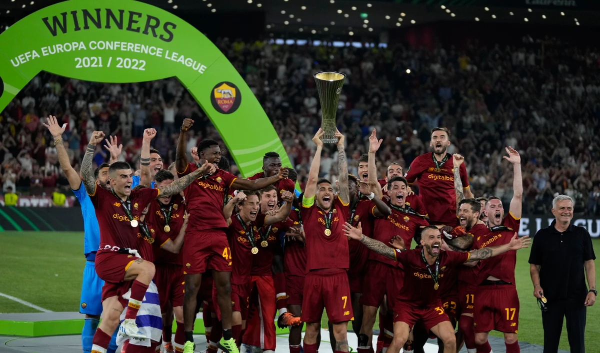 Roma beats Feyenoord 1-0 to win Europa Conference League title