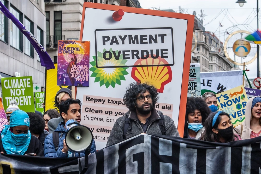 “We are introducing a temporary, targeted Energy Profits Levy charged on profits of oil and gas companies at a rate of 25 percent,” (Shutterstock)