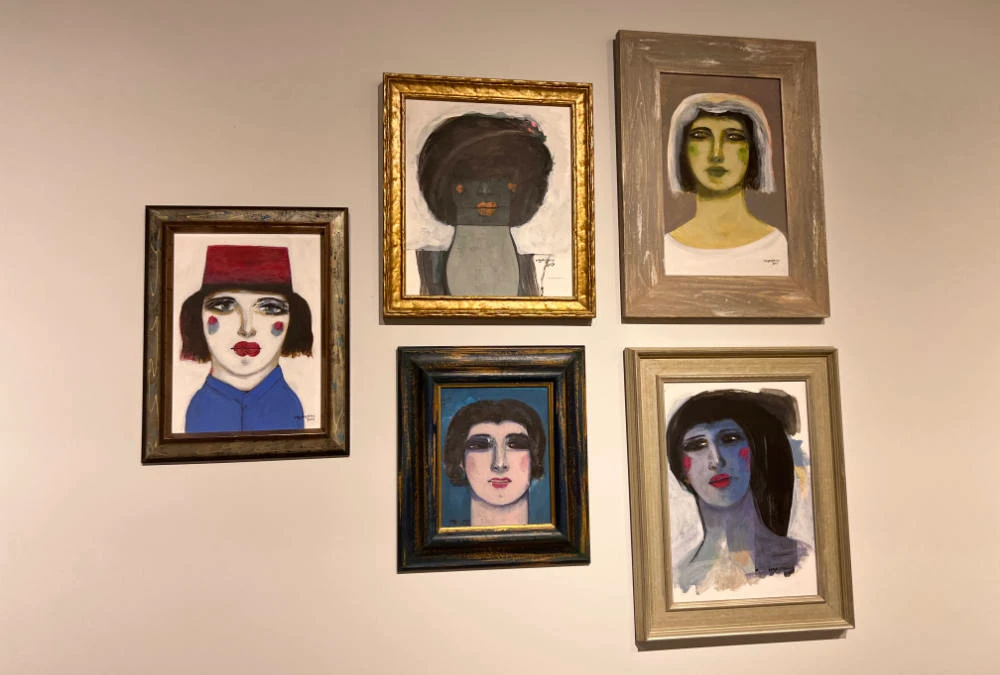 Fahad Hajailan was known for his embodiment of women in most of his works, and he is known for his abstract art, geometric shapes, and colored spaces. (Supplied)