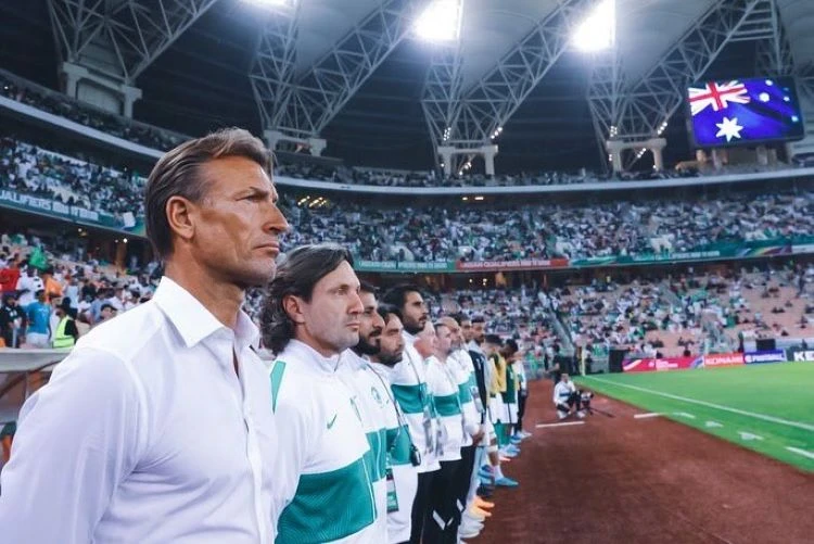 Herve Renard has agreed to extend his contract as head coach of the Saudi national team to 2027. (Twitter Photo)