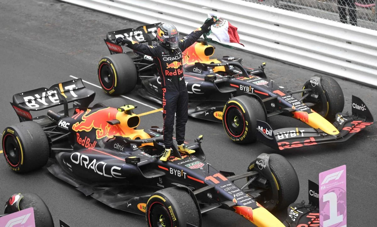 Perez wins chaotic Monaco GP, Ferrari blows it for Leclerc