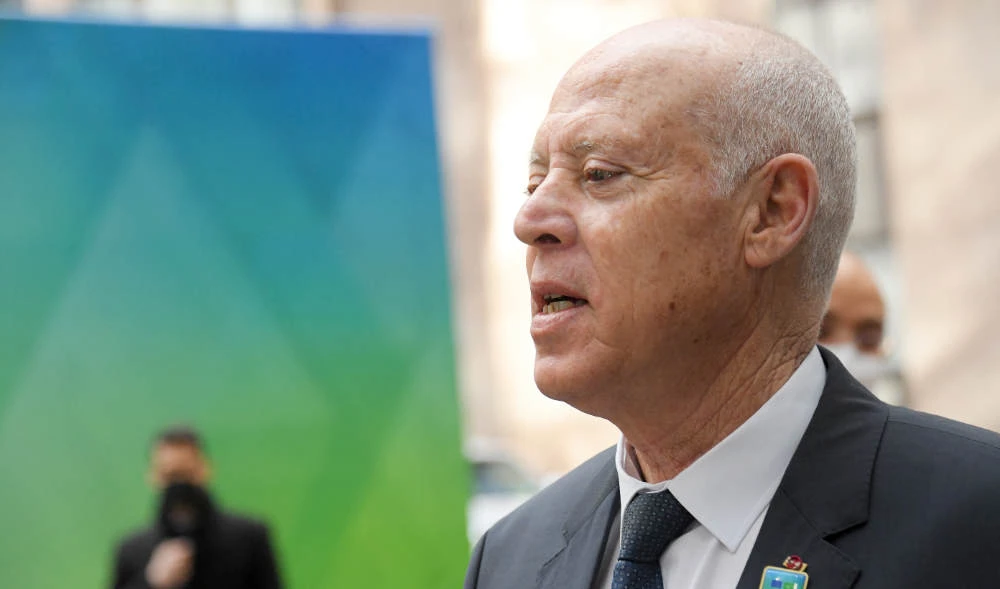 Tunisia's President Kais Saied. (AFP)