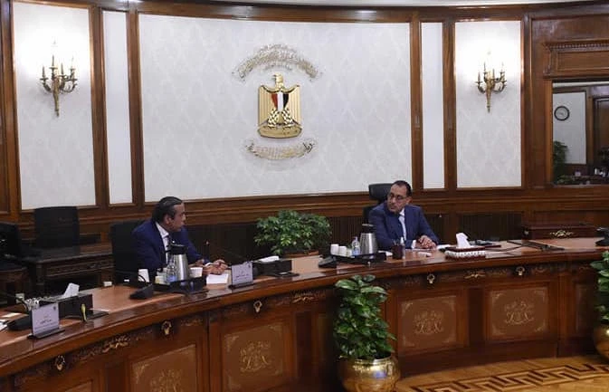 Omar Abdullah Al-Futtaim, CEO of the Al-Futtaim group, met with Egyptian Prime Minister Mostafa Madbouly. (Supplied)