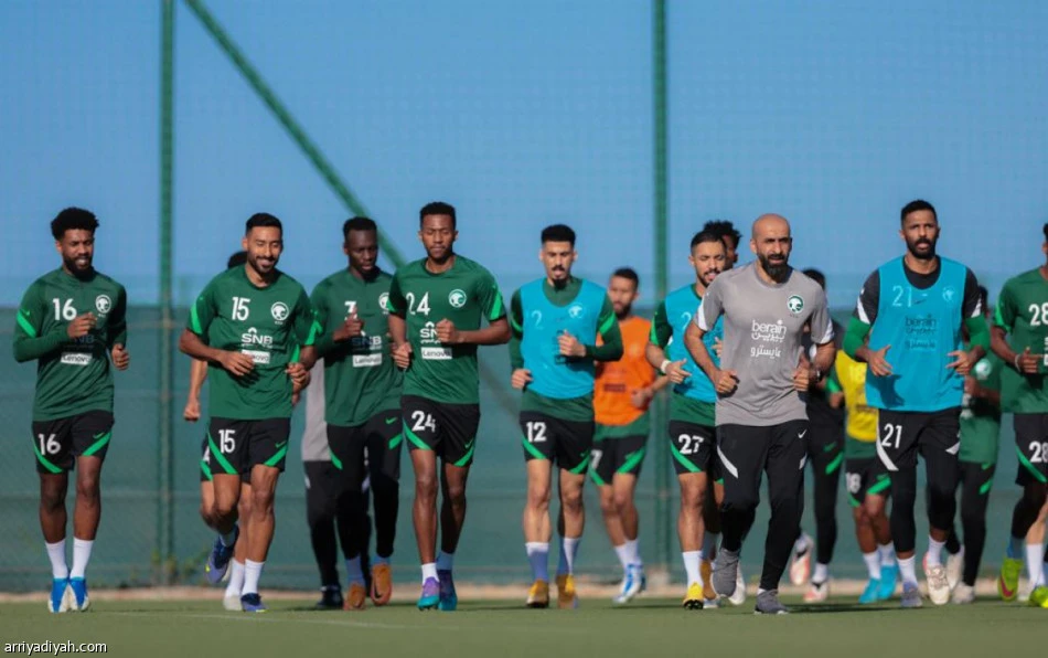 The Saudi squad are in Spain for their first training camp ahead of the 2022 World Cup. (SAFF)