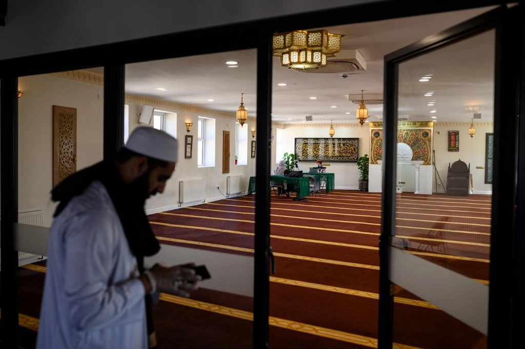 Noor Ul Islam Mosque on the day before Ramadan commences in the UK, in Bury, Greater Manchester on April 24, 2020. (File/AFP)