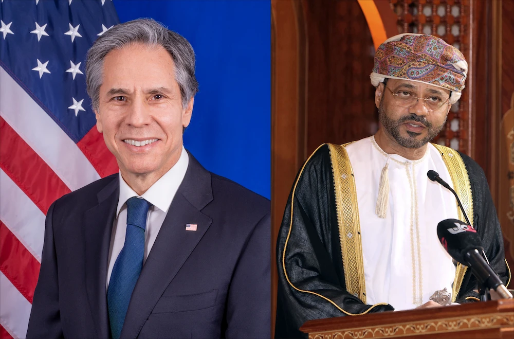 Blinken and Oman’s foreign minister discuss Yemen and Iran during call