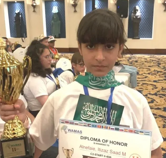 Young Saudi wins second place in international mental arithmetic competition
