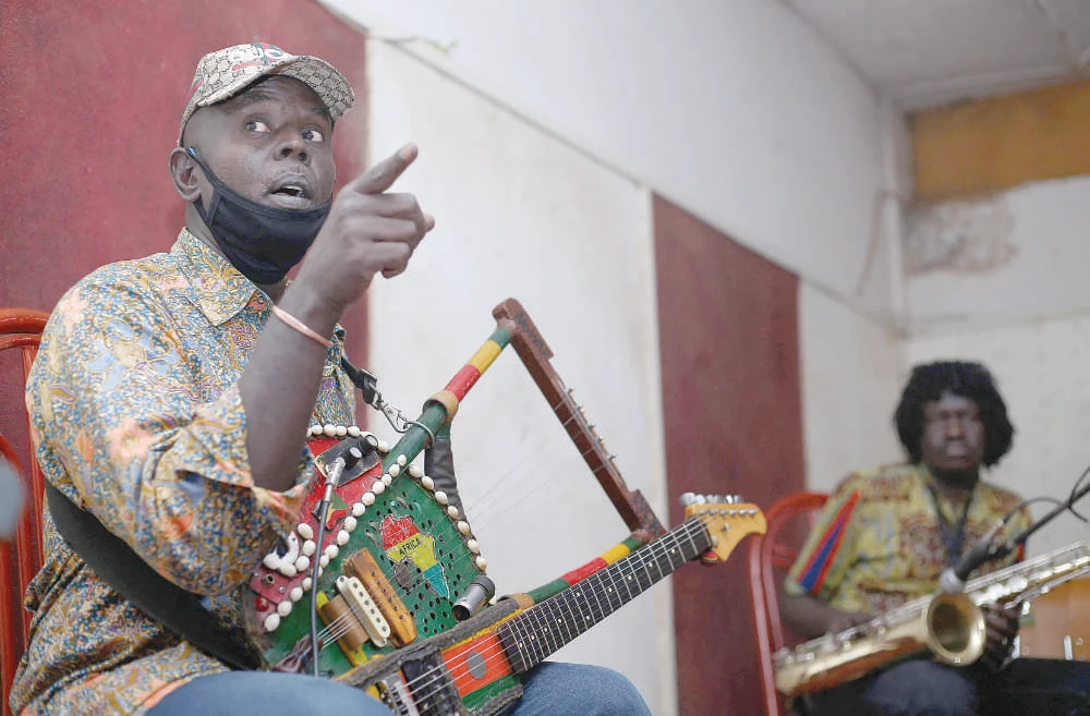 The title of their first album, due out later in June, conveys a different message: ‘Beja Power.’ Beja music is ‘the window to the struggles of its people.’ (AFP)