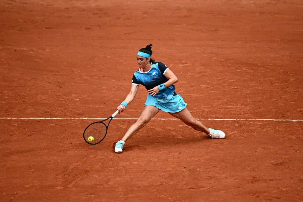 Tunisian tennis star Ons Jabeur entered Roland Garros as one of the title contenders. (AFP)