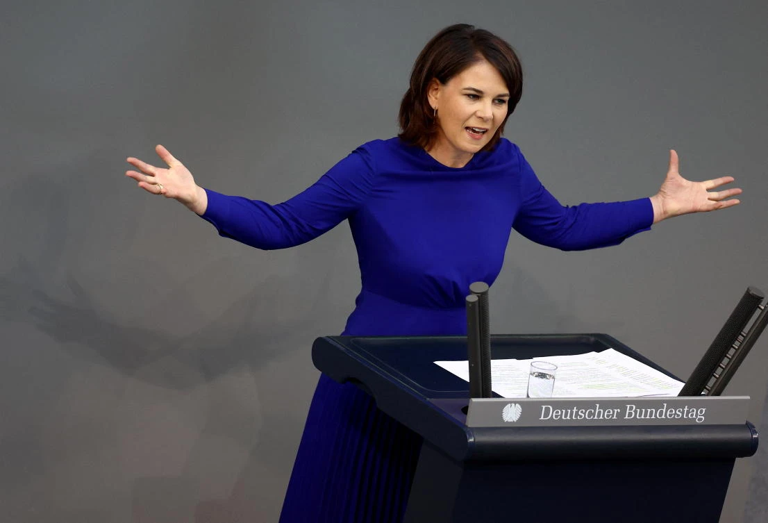 German Foreign Minister Annalena Baerbock warned of a humanitarian disaster brewing in Afghanistan. (Reuters)