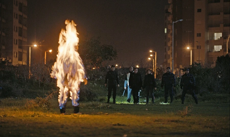 Tunisian director Youssef Chebbi’s ‘Ashkal’ is his first feature-length film. Supplied