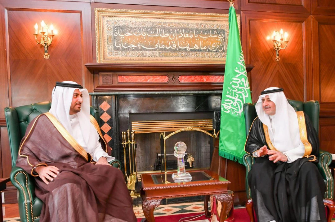 Tabuk governor receives Qatari ambassador to Kingdom