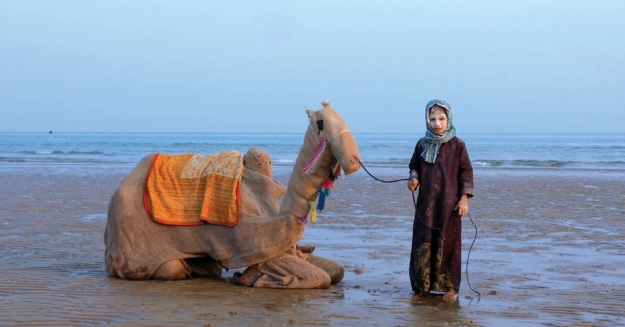 “At the Time of the Ebb,” by Kuwaiti artist Alia Farid. (Supplied)